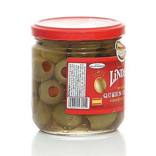 Buy Lindsay Spanish Queen Olives Pimiento Stuffed 325 gm Online at Best