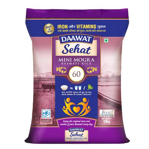 Daawat  Basmati Rice/Basmati Akki - Sehat Mini Mogra, 10 kg  