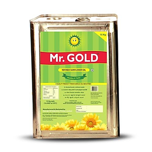 Buy Mr. Gold Refined Sunflower Oil Online at Best Price of Rs null