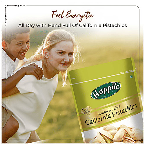 Happilo Roasted & Salted Jumbo Californian Pistachios, 200 g