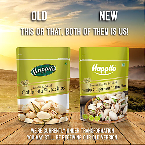 Happilo Roasted & Salted Jumbo Californian Pistachios, 200 g