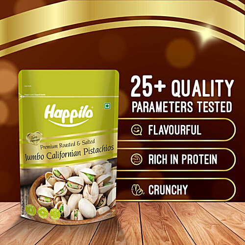 Happilo Roasted & Salted Jumbo Californian Pistachios, 200 g