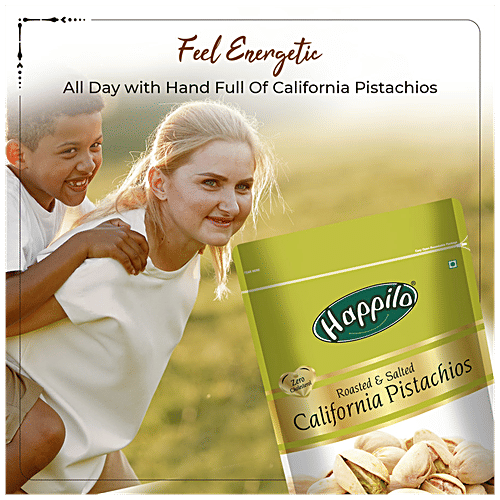 Happilo Roasted & Salted Jumbo Californian Pistachios, 200 g