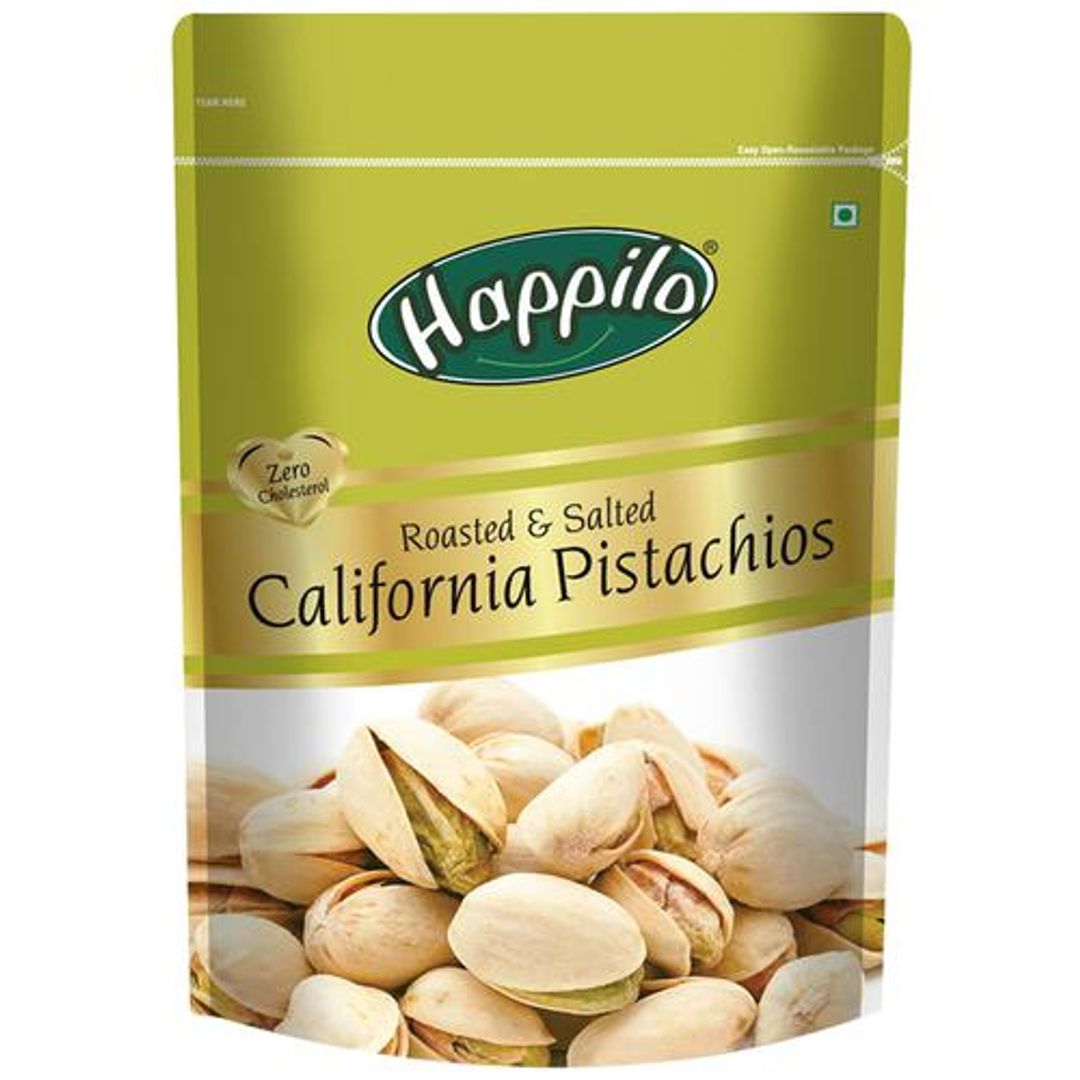 Happilo Premium Californian Roasted & Salted Pistachios, 200 g 