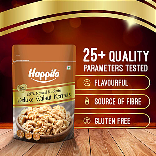 Happilo Natural Kashmiri Deluxe Walnuts Kernels, 200 g