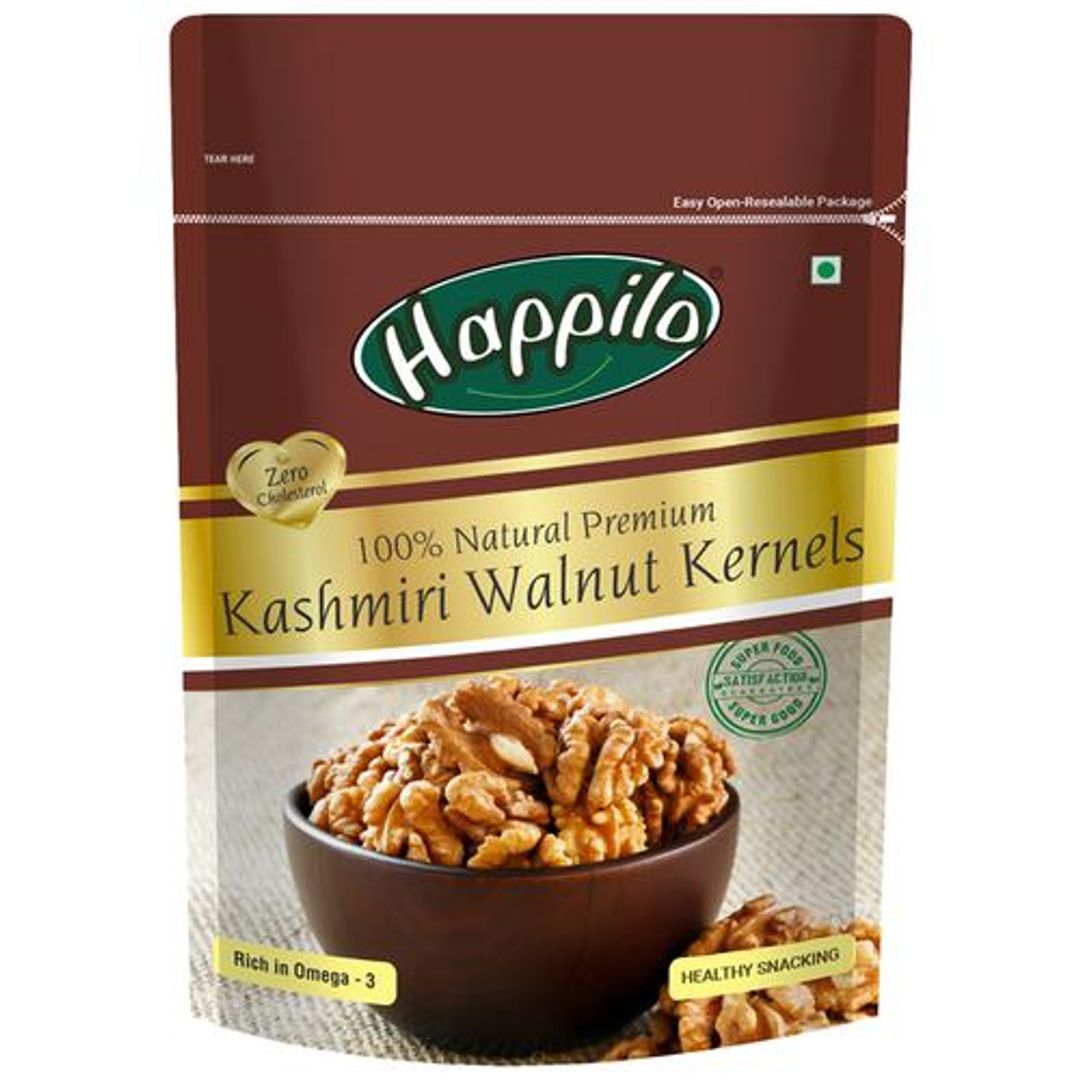 Happilo 100% Natural Premium Kashmiri Walnuts Kernels, 200 g 