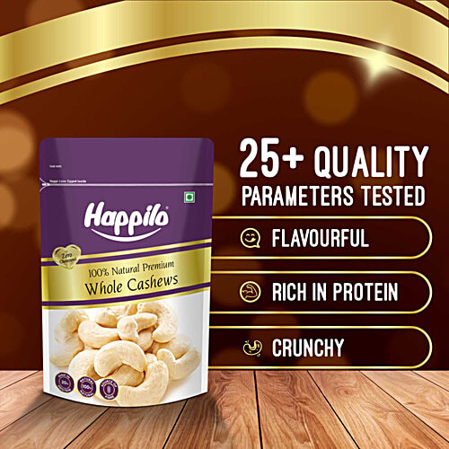 Happilo Premium Whole Cashews, 200 g