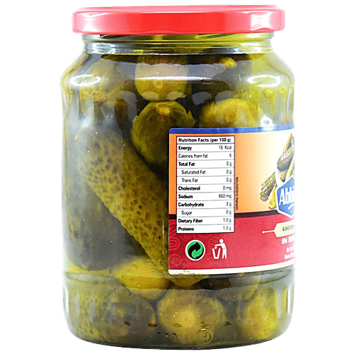 Abbies Gherkins in Brine, 670 g  Zero Transfat