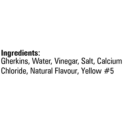 Abbies Gherkins in Brine, 670 g  Zero Transfat