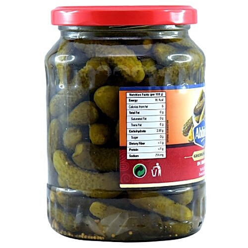 Abbies Gherkins in Brine - Mini, 670 g  