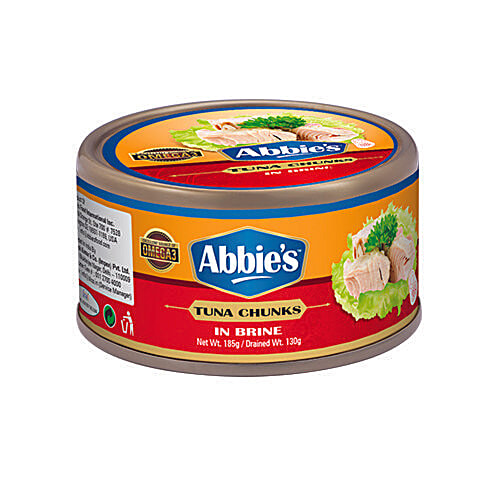Abbies Tuna Chunks in Brine, 185 g  