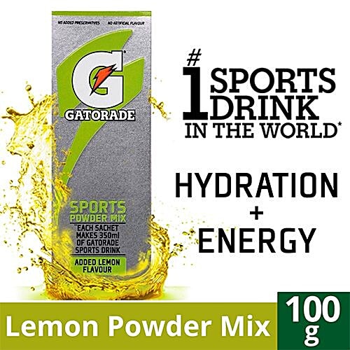 Buy Gatorade Sports Powder Mix Lemon Flavour Online at Best Price of