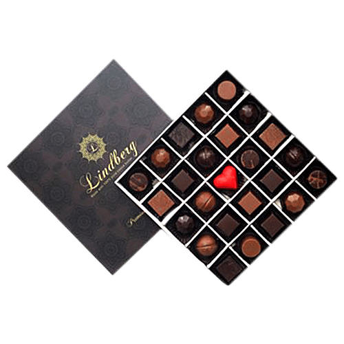Lindberg Assorted Gift Box - Premium Belgian Chocolate Truffles, 250 g