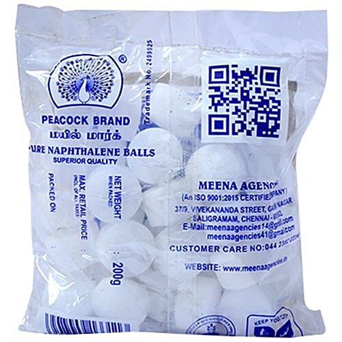 Peacock  Napthalene Balls, 200 g  