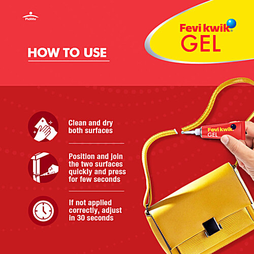Pidilite Fevikwik One Drop Instant Adhesive - Gel, 3 g  