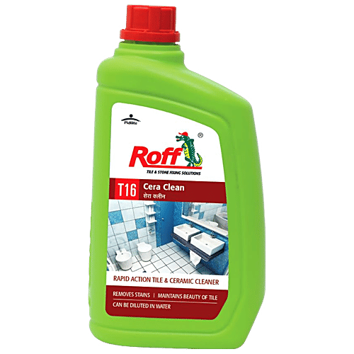 Roff Cera Clean - Rapid Action Tile & Ceramic Cleaner, 1 L  Removes Stains