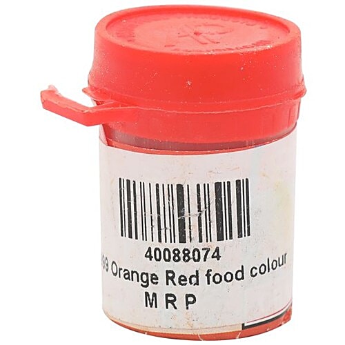 999 Synthetic Food Colour Preparation Orange Red, 10 g  