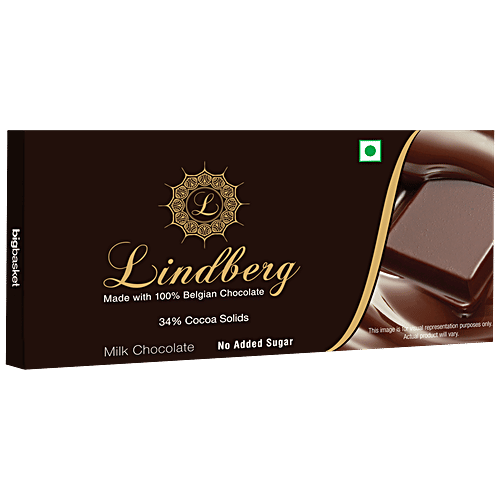 Lindberg Milk Chocolate Bar - Pure Belgian, 45 g  