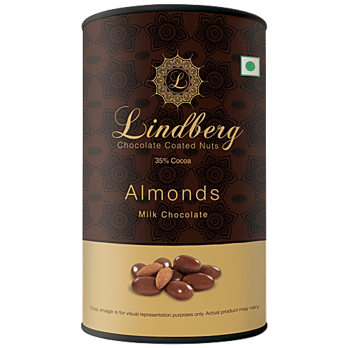 Lindberg Almonds - Milk Chocolate Coated Nuts, 100 g  