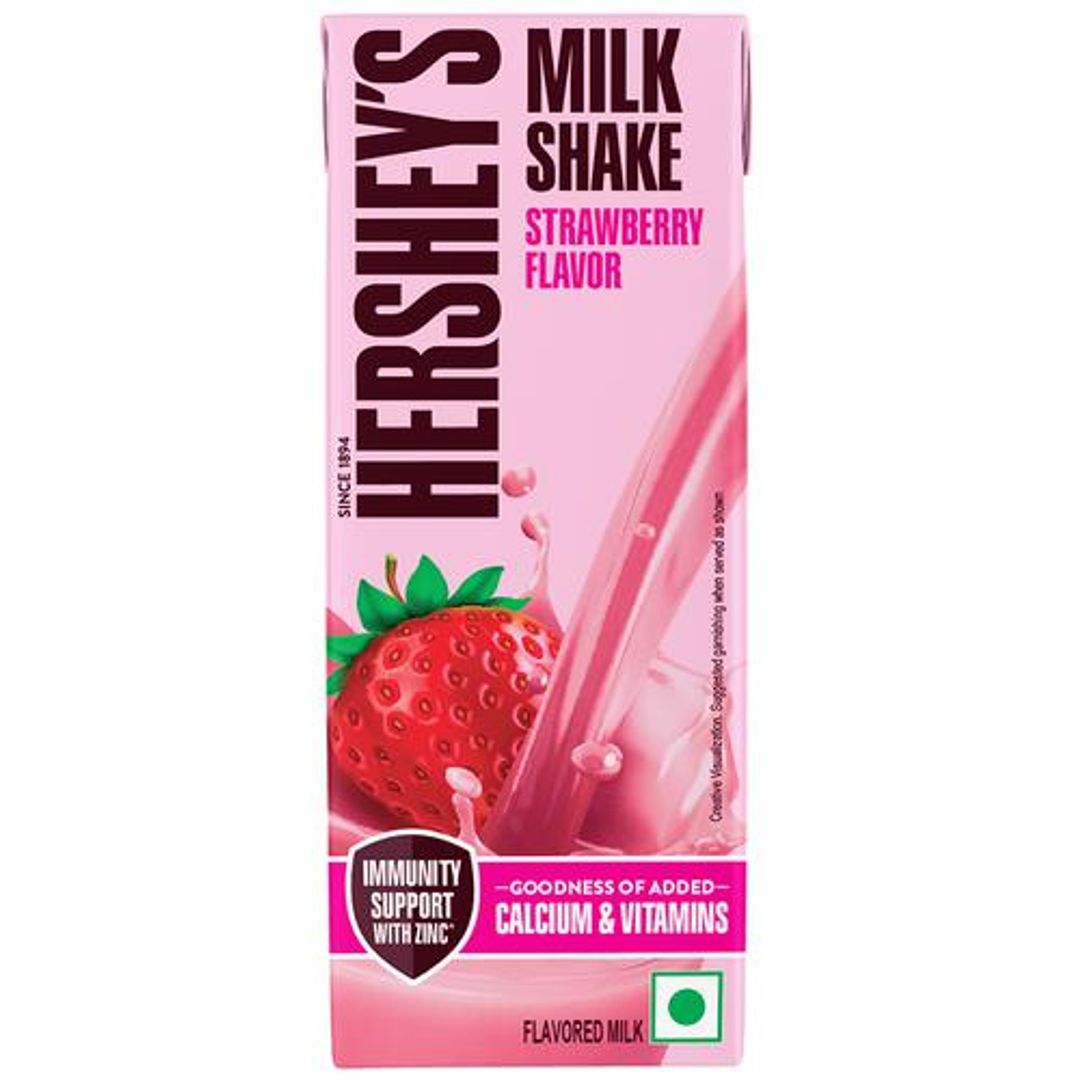 Hersheys  Strawberry Flavor Milkshake, 180 ml 