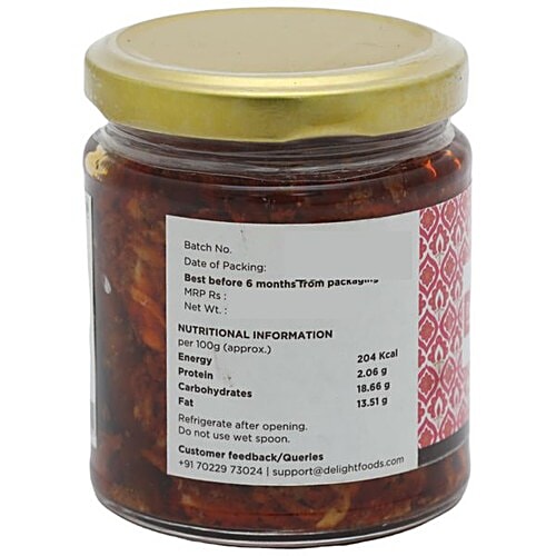 Delight Foods Pickle - Traditional Bengali, 200 g  