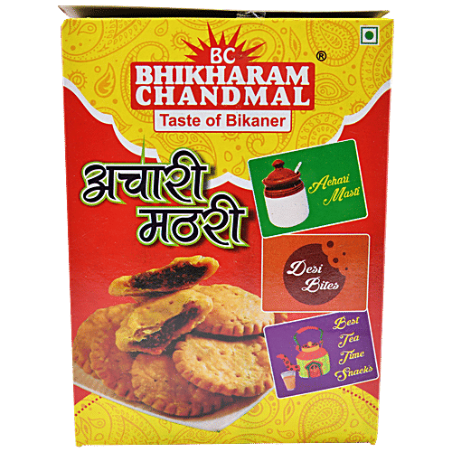 Bhikhaaram Chandmal Namkeen - Achari Mathri, 500 g  