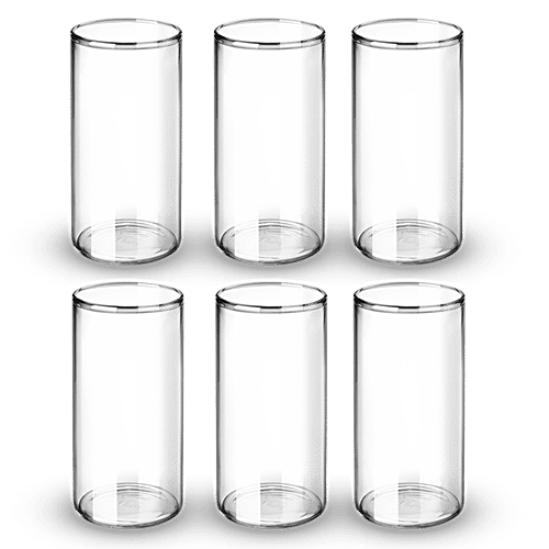 Treo Borosilicate Vector Glass, 255 ml Set of 6 