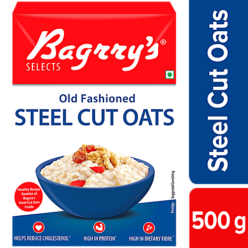Buy Bagrrys Oats Steel Cut 500 Gm Online At Best Price