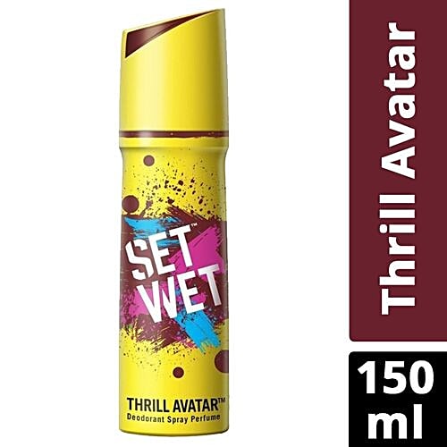 Set Wet Deodorant Spray Perfume - Thrill Avatar, 150 ml  