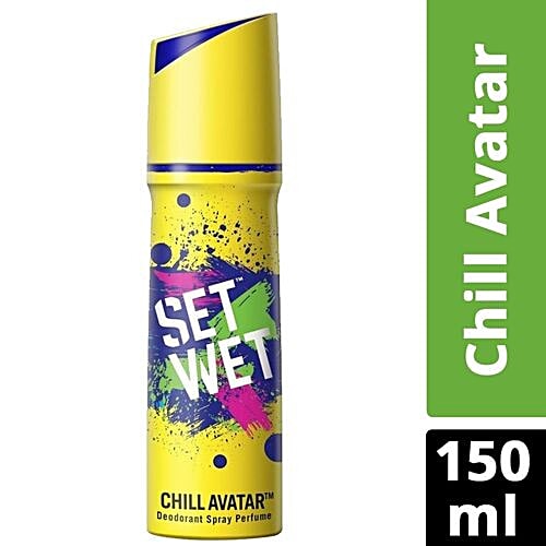 Set Wet Chill Avatar Deodorant Spray Perfume, 150 ml  