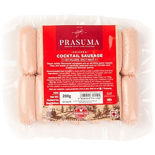 Prasuma Chicken - Cocktail Sausage, 200 g  