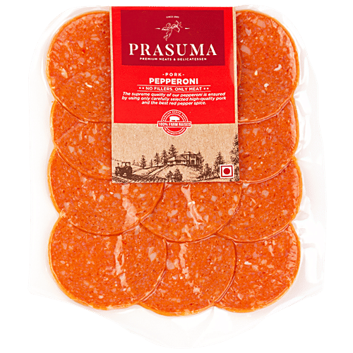 Prasuma Pork - Pepperoni, 100 g Vacuum Packed 