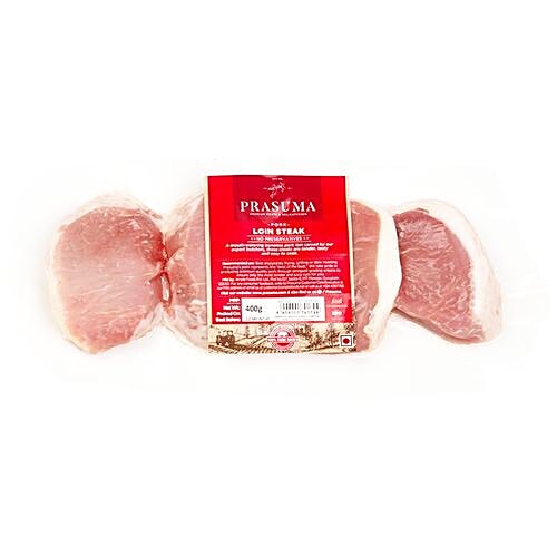 Prasuma Pork - Loin Steak, 400 g Vacuum Packed No Preservatives