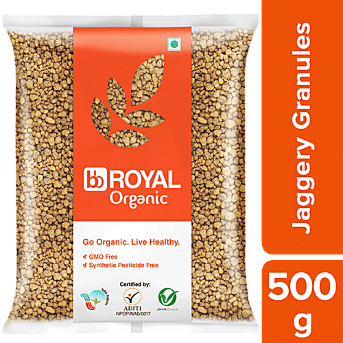 bb Royal Organic - Jaggery/Gur Granules, 500 g  