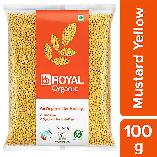 bb Royal Organic - Mustard/Sorsha/Rai Yellow, 100 g  