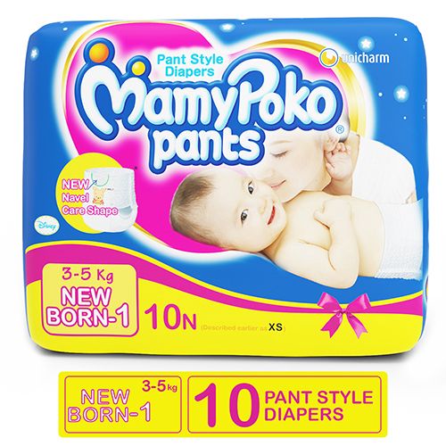 Mamypoko Pants, For 3-5 Kg of New Born, 10 pcs  