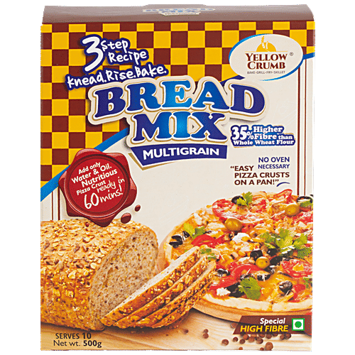 Yellow Crumb Bread Mix - Multigrain, 500 g No Preservatives, No Artificial Flavours