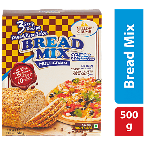 Yellow Crumb Bread Mix - Multigrain, 500 g No Preservatives, No Artificial Flavours