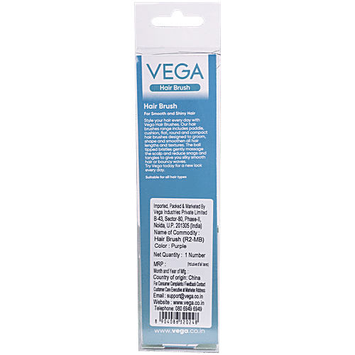 Vega Mini Brush - Blue, R2-MB, Colour May Vary, 1 pc