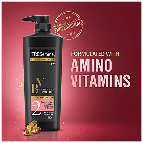 Tresemme Beauty Full Volume Pro Collection Shampoo, 580 ml  Lasts Upto 3 Days