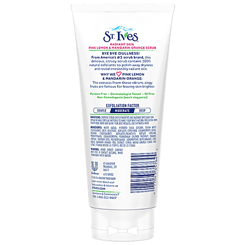 St.Ives Pink Lemon & Mandarin Orange With 100% Natural Extracts Body Wash, 400 ml  