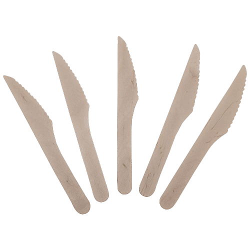 Ecoware Disposable Wooden Knife, 10 pcs