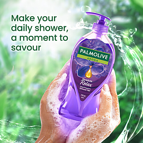 Palmolive Aroma Absolute Relax Shower Gel - With Ylang Ylang Essential Oil & Iris, 750 ml  