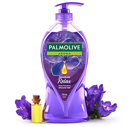 Palmolive Aroma Absolute Relax Shower Gel - With Ylang Ylang Essential Oil & Iris, 750 ml  