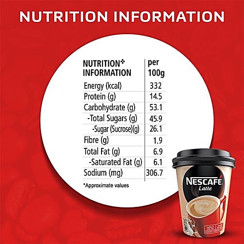 Nescafe  Latte Coffee Cup, 25 g  
