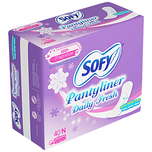 Buy Sofy Panty Liner Daily Fresh 40 Pcs Online At Best Price of Rs 142.