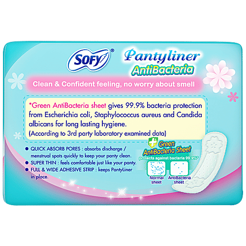 Sofy Antibacteria Pantyliner, 18 pcs  