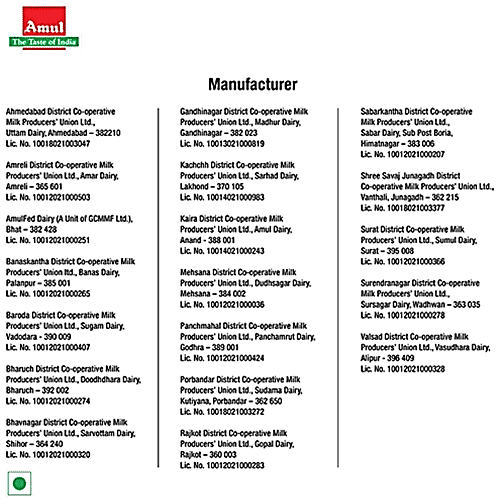 Amul Gold Full Cream Milk, 500 ml Pouch 