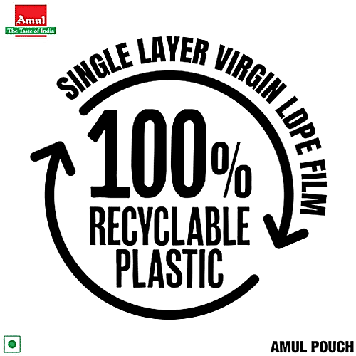 Amul Gold Full Cream Milk, 500 ml Pouch 