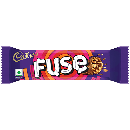 Cadbury Fuse Peanut & Caramel Filled Chocolate Bar, 23 g  